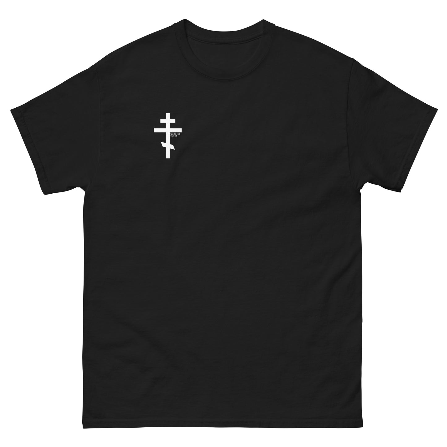 Men's Work T-Shirt with Orthodox Cross – "Working Class" Edition