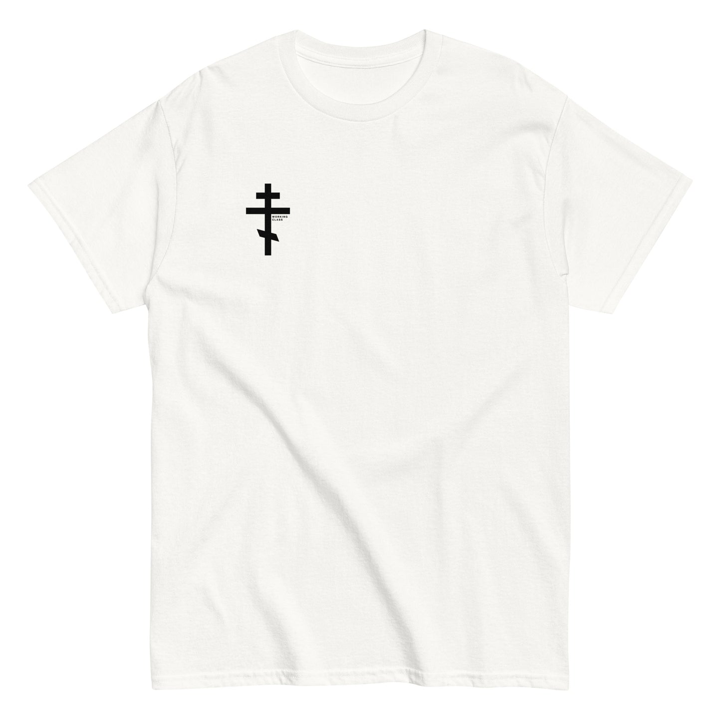 Men's Work T-Shirt with Orthodox Cross – "Working Class" Edition