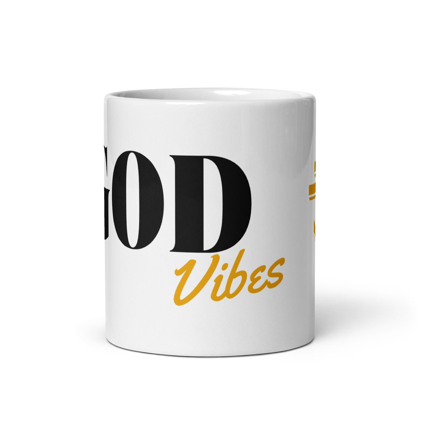 "God Vibes" Mug – Featuring Orthodox Cross